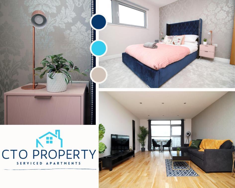 The View - Long Stay Offer - Modern Central Apartment And Parking By Cto Serviced Apartments Cardiff Exterior foto